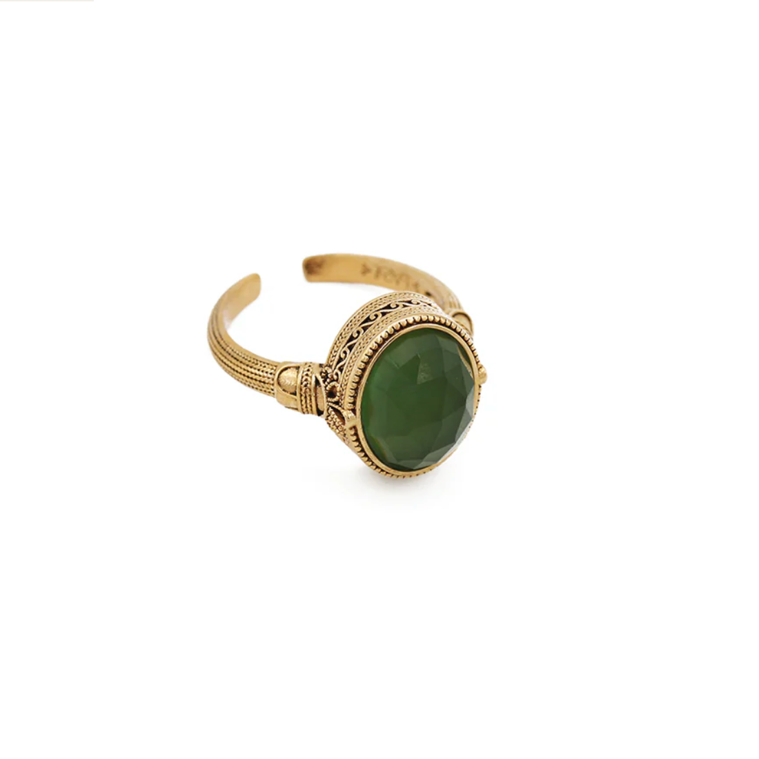 LA2L Camay Serpentine Stone Ring - Big Bag NY