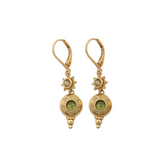 LA2L Jasmine Drop Earrings with Citrine and Green Serpentine - Big Bag NY