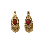 LA2L Jasmine Oval Hoop Earrings-BigBagNY