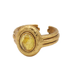 LA2L Rhoda Signet Ring in Citrine-BigBagNY