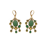 LA2L SACHA Scarabee Aventurine Earrings - Big Bag NY