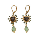 LA2L Sacha Heart Drop Earrings-BgBagNY