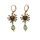 LA2L Sacha Heart Drop Earrings-BgBagNY