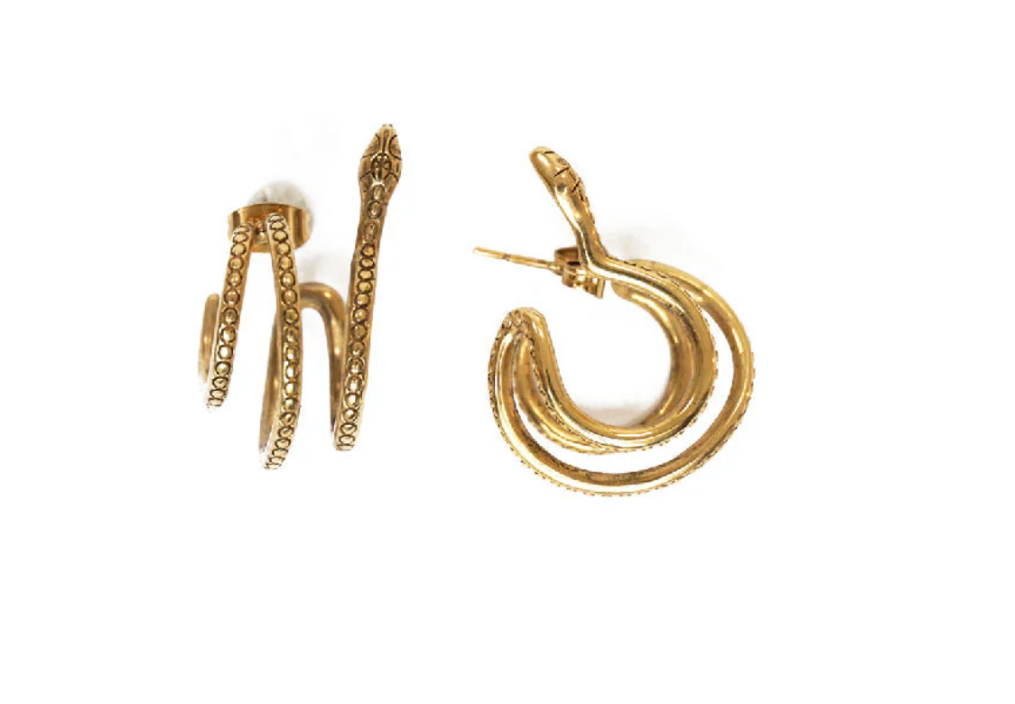 LA2L Sissi Double Hoop Earring-BigBag