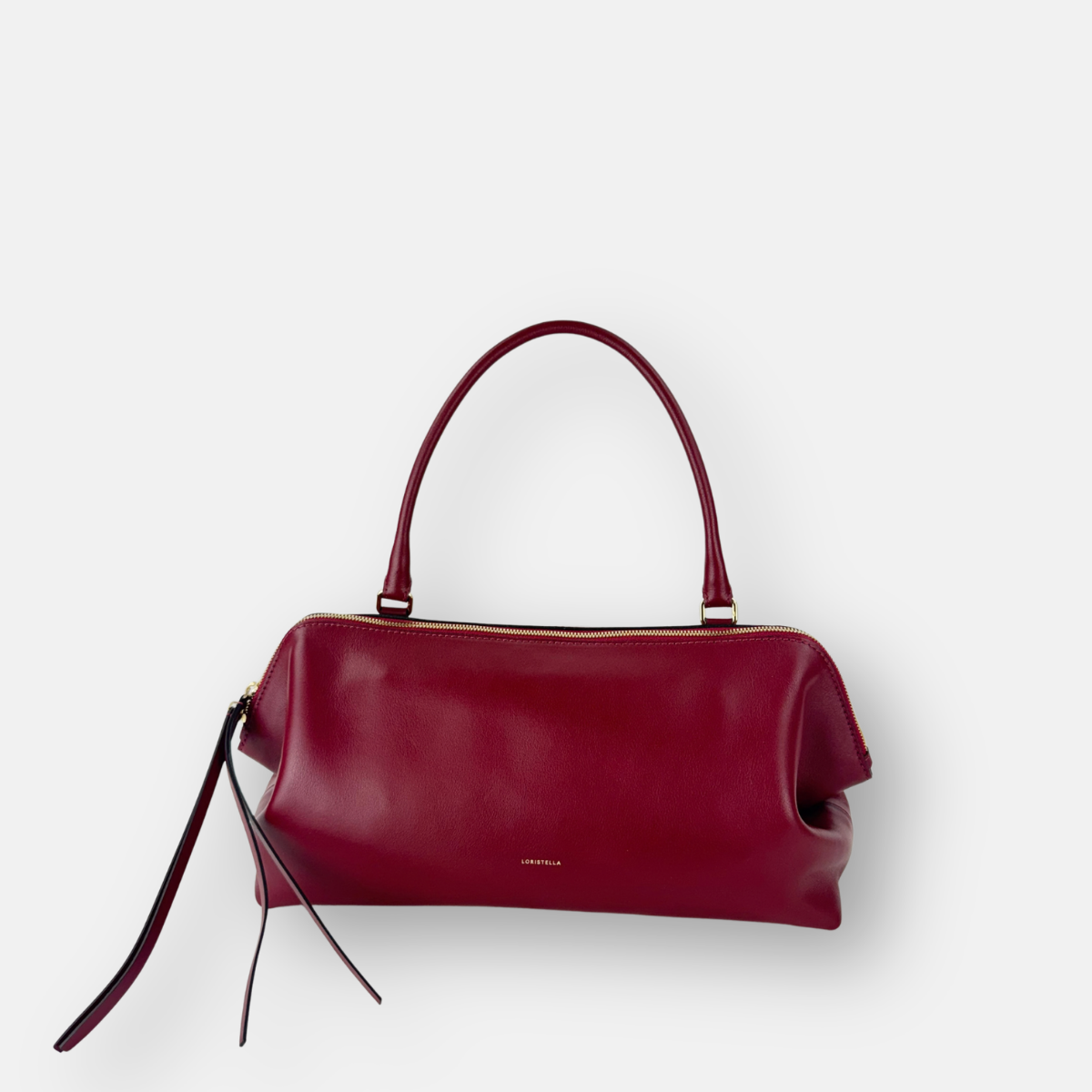 LORISTELLA Ashley Leather Baguette Handbag - Big Bag NY