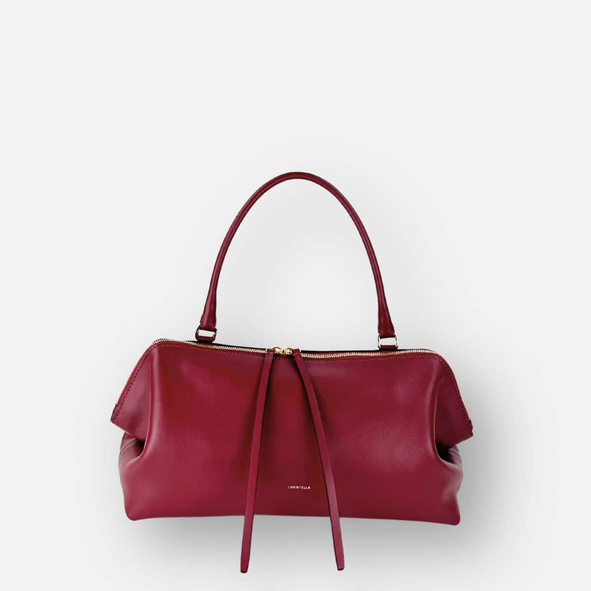 LORISTELLA Ashley Leather Baguette Handbag - Big Bag NY