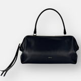 LORISTELLA Ashley Leather Baguette Handbag in Black - Big Bag NY