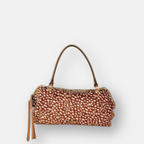 LORISTELLA Ashley Pony Hair Deer Print Baguette Handbag - Big Bag NY