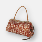 LORISTELLA Ashley Pony Hair Deer Print Baguette Handbag - Big Bag NY