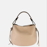 LORISTELLA Carola Leather Shoulder Bag and Crossbody in Nude - Big Bag NY