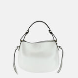 LORISTELLA Carola Leather Shoulder Bag and Crossbody in White - Big Bag NY