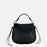 LORISTELLA Carola Leather Shoulder Bag and Crossbody in Black - Big Bag NY