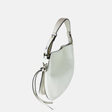 LORISTELLA Carola Leather Shoulder Bag and Crossbody in White - Big Bag NY