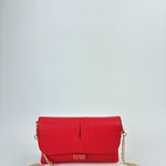 LORISTELLA Clea Duo Compartment Clutch Red - Big Bag NY 2
