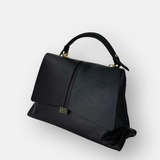 LORISTELLA Kendall Satchel Bag in Black - Big Bag NY