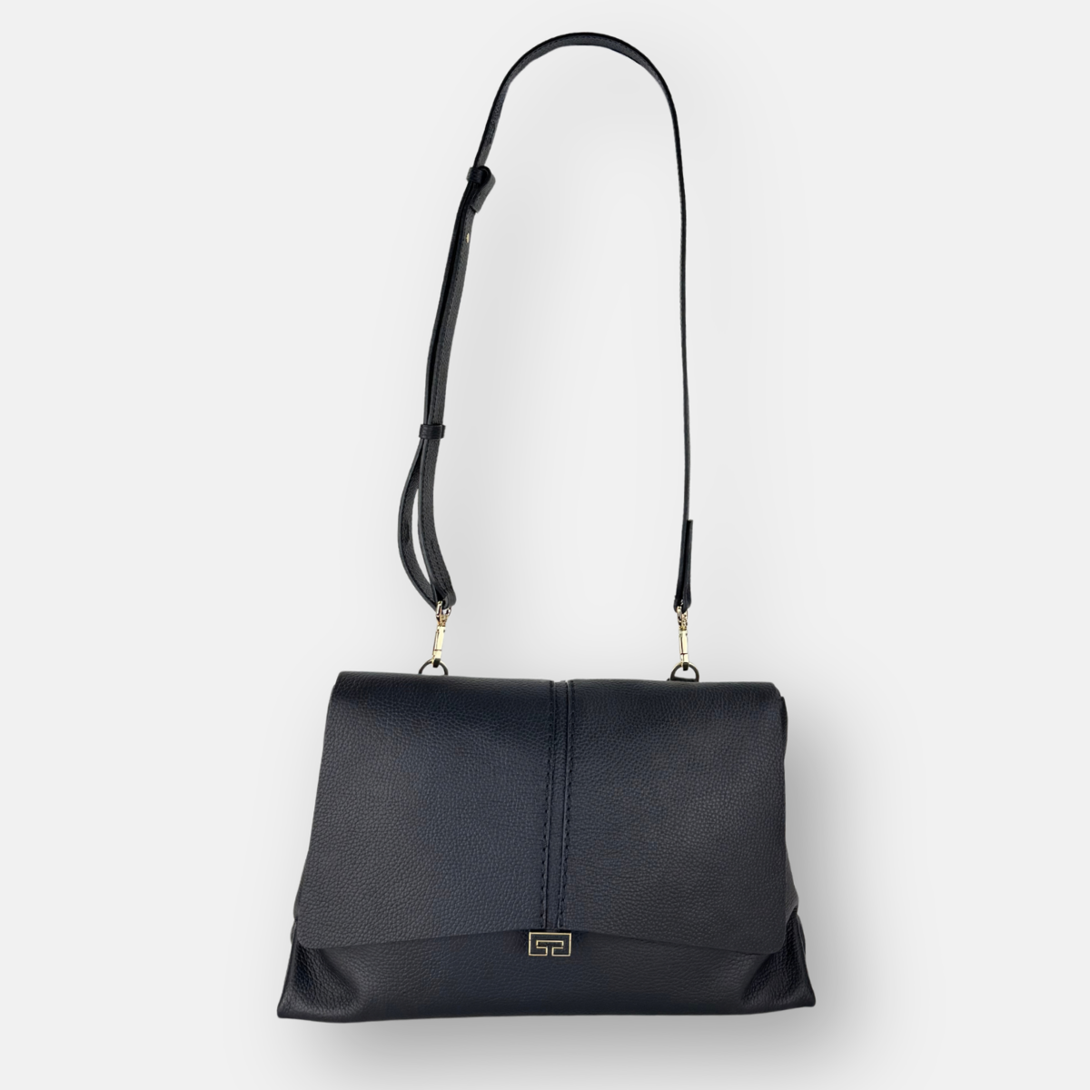 LORISTELLA Kendall Satchel Bag in Black - Big Bag NY