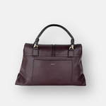 LORISTELLA Kendall Satchel Bag in chocolate - Big Bag NY