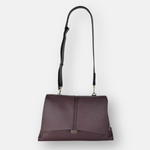 LORISTELLA Kendall Satchel Bag in chocolate - Big Bag NY