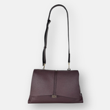 LORISTELLA Kendall Satchel Bag in chocolate - Big Bag NY