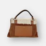 LORISTELLA Kendall Shearling Satchel Bag - Big Bag NY
