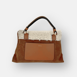 LORISTELLA Kendall Shearling Satchel Bag - Big Bag NY