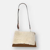 LORISTELLA Kendall Shearling Satchel Bag - Big Bag NY
