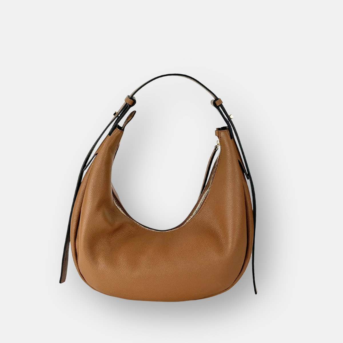 LORISTELLA Sandy Leather Banana Hobo and Crossbody - Big Bag Ny