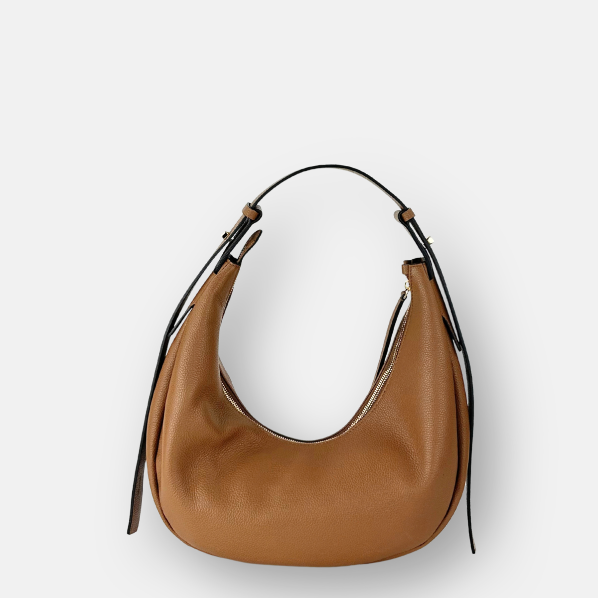 LORISTELLA Sandy Leather Banana Hobo and Crossbody - Big Bag NY