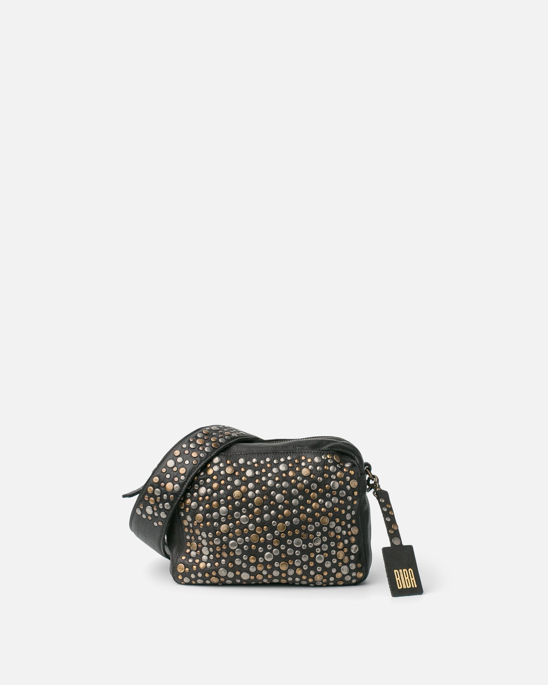 BIBA Lovington Stars Crossbody Bag in Black - Big Bag NY