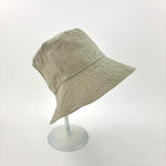 LUNA Linen and Nylon Sun and Rain Bucket Hat Beige - Big Bag NY