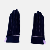 L'Apero Broderie Cashmere Texting Gloves - Big Bag NY