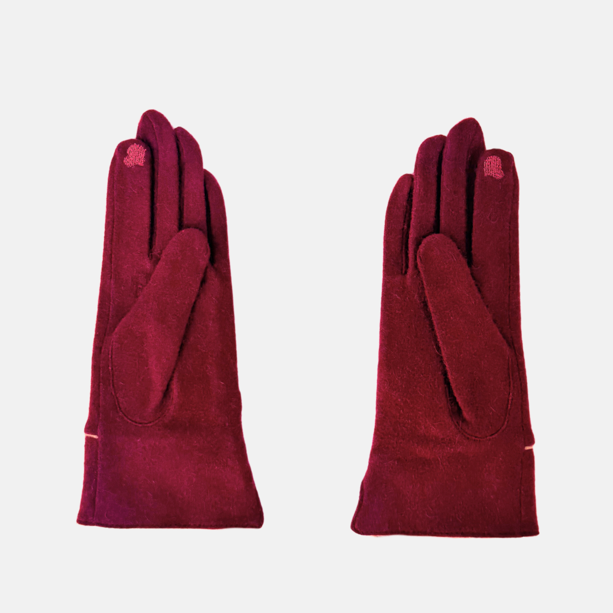 L'Apero Broderie Cashmere Texting Gloves - Big Bag NY