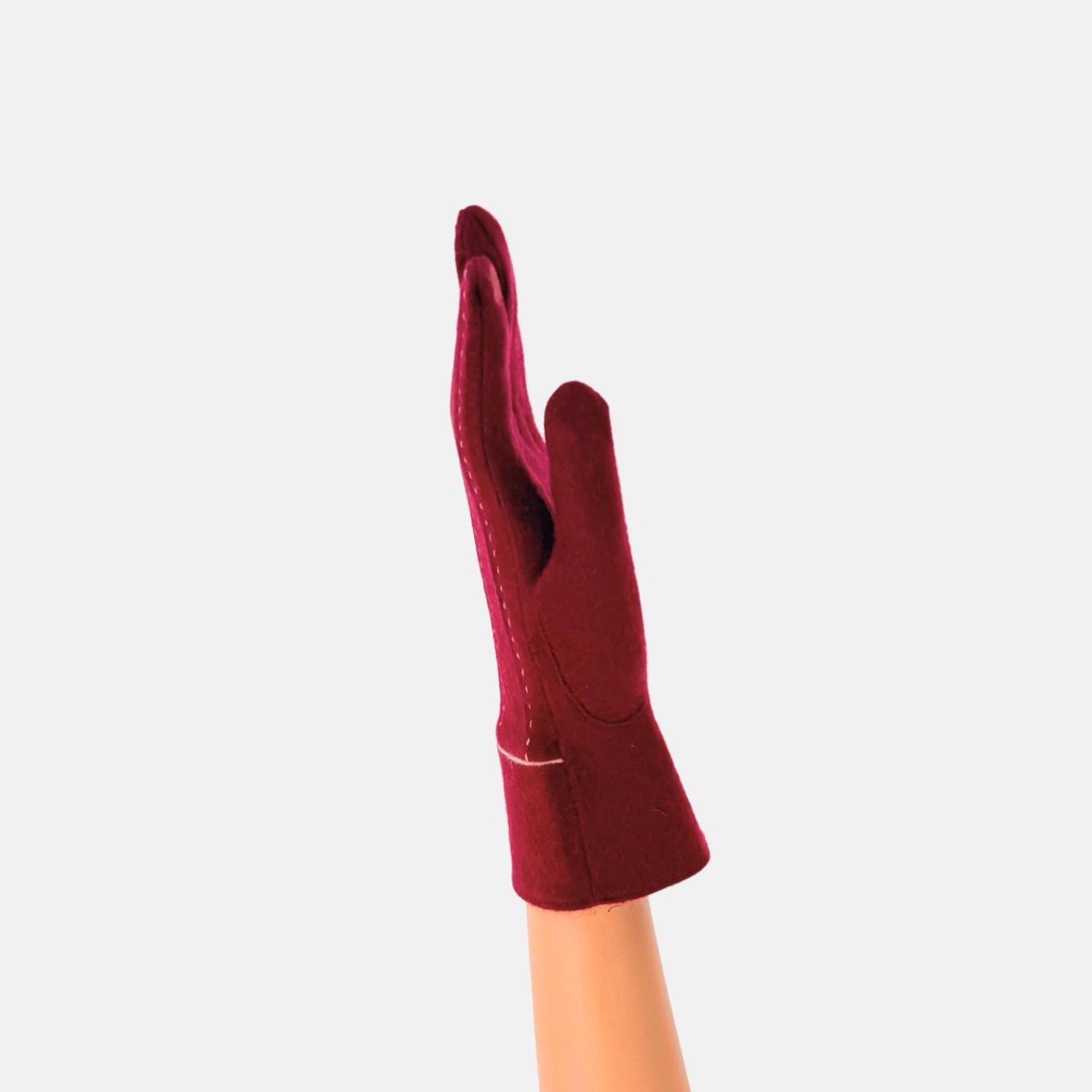 L'Apero Broderie Cashmere Texting Gloves - Big Bag NY