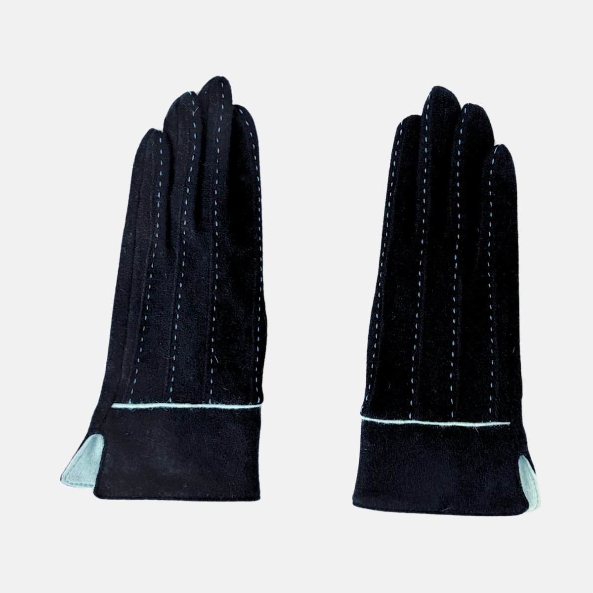 L'Apero Broderie Cashmere Texting Gloves - Big Bag NY