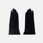 L'Apero Broderie Cashmere Texting Gloves Black - Big Bag NY
