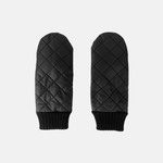 L'Apero DAMIER 2 Quilted Mittens Black- Big Bag NY