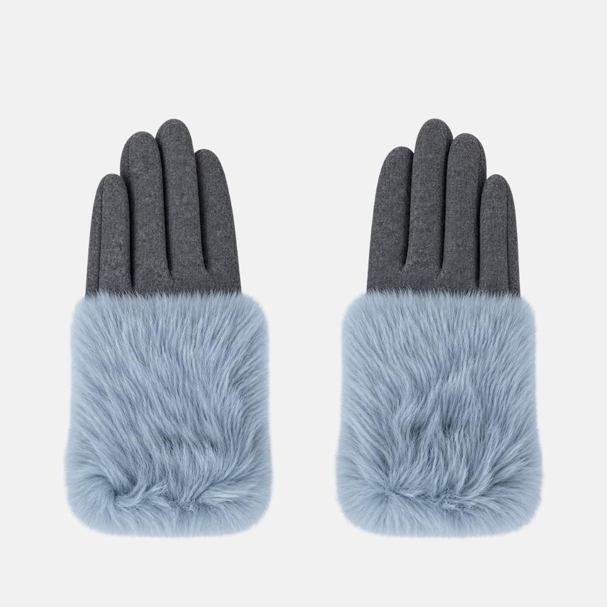 L'Apero Flottante Fur Cuff Gloves - Big Bag NY