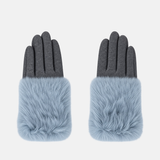 L'Apero Flottante Fur Cuff Gloves - Big Bag NY