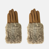 L'Apero Flottante Fur Cuff Gloves - Big Bag NY