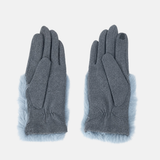 L'Apero Flottante Fur Cuff Gloves - Big Bag NY