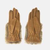 L'Apero Flottante Fur Cuff Gloves - Big Bag NY