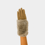 L'Apero Flottante Fur Cuff Gloves - Big Bag NY