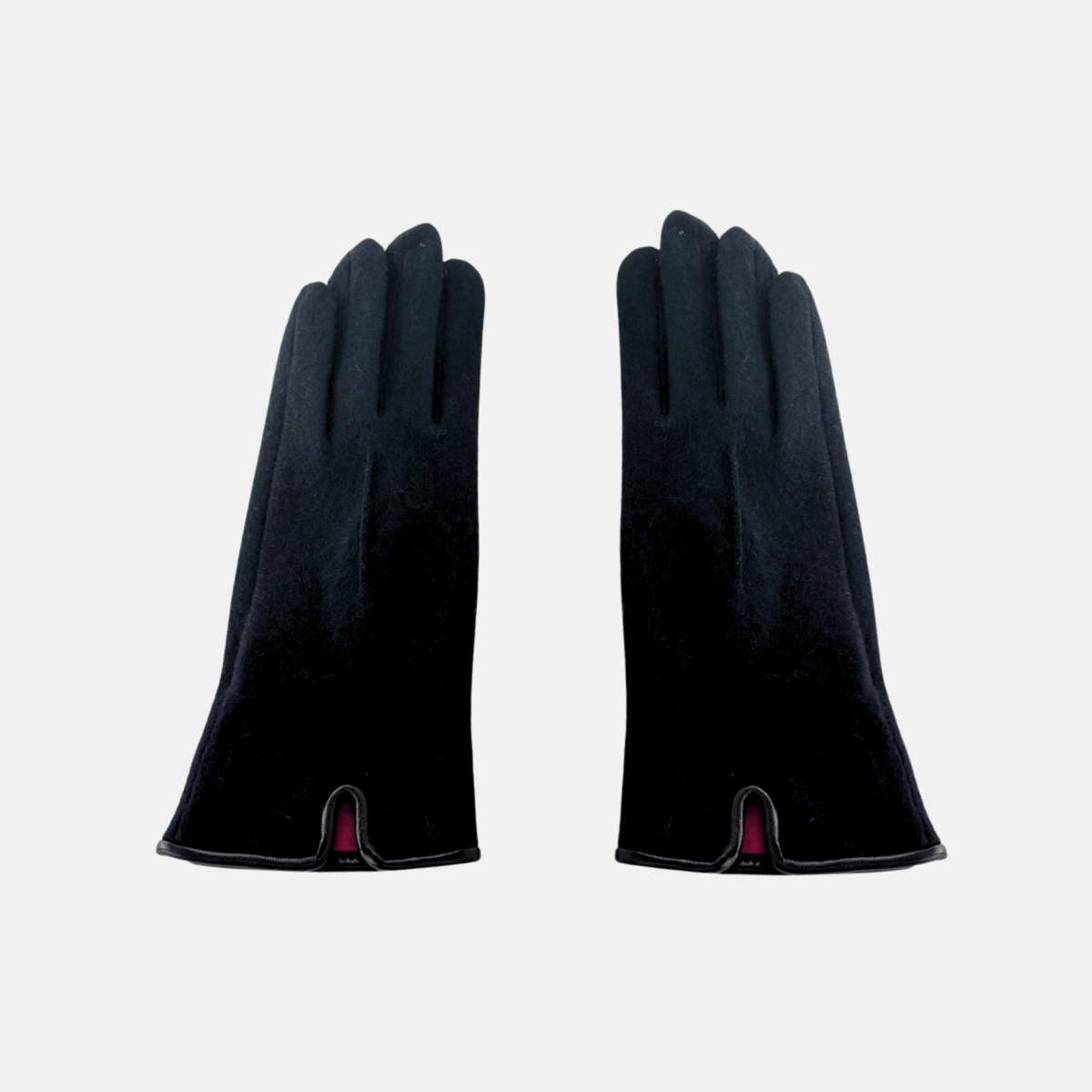L'Apero Montagne Cashmere Texting Glove Black - Big Bag NY
