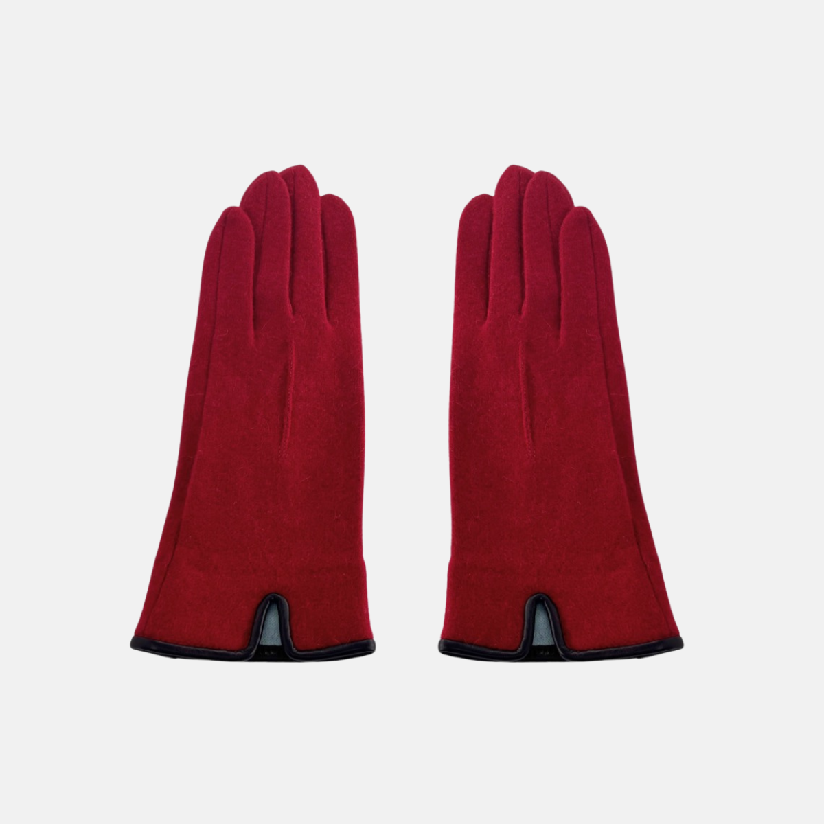 L'Apero Montagne Cashmere Texting Glove Red - Big Bag NY