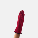 L'Apero Montagne Cashmere Texting Glove Red - Big Bag NY