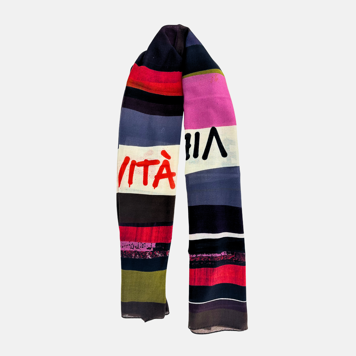 La Vita e Bella Wool Long Scarf - Big Bag NY