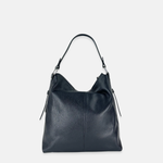 Large Pebble Leather Bucket Bag with Crossbody Strap - Big Bag NY