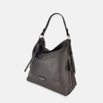 Large Pebble Leather Bucket Bag with Crossbody Strap - Big Bag NY