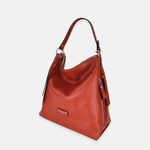 Large Pebble Leather Bucket Bag with Crossbody Strap - Big Bag NY