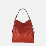 Large Pebble Leather Bucket Bag with Crossbody Strap - Big Bag NY